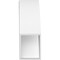 Ekena Millwork 5"W x 12"D x 16"H Standard Thorton Architectural Grade PVC Knee Brace BRCP05X12X16THR - alternate 4